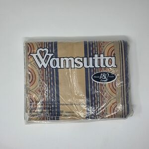 Wamsutta Percale "Midway" Queen Flat Sheet Vintage Sheet NIP